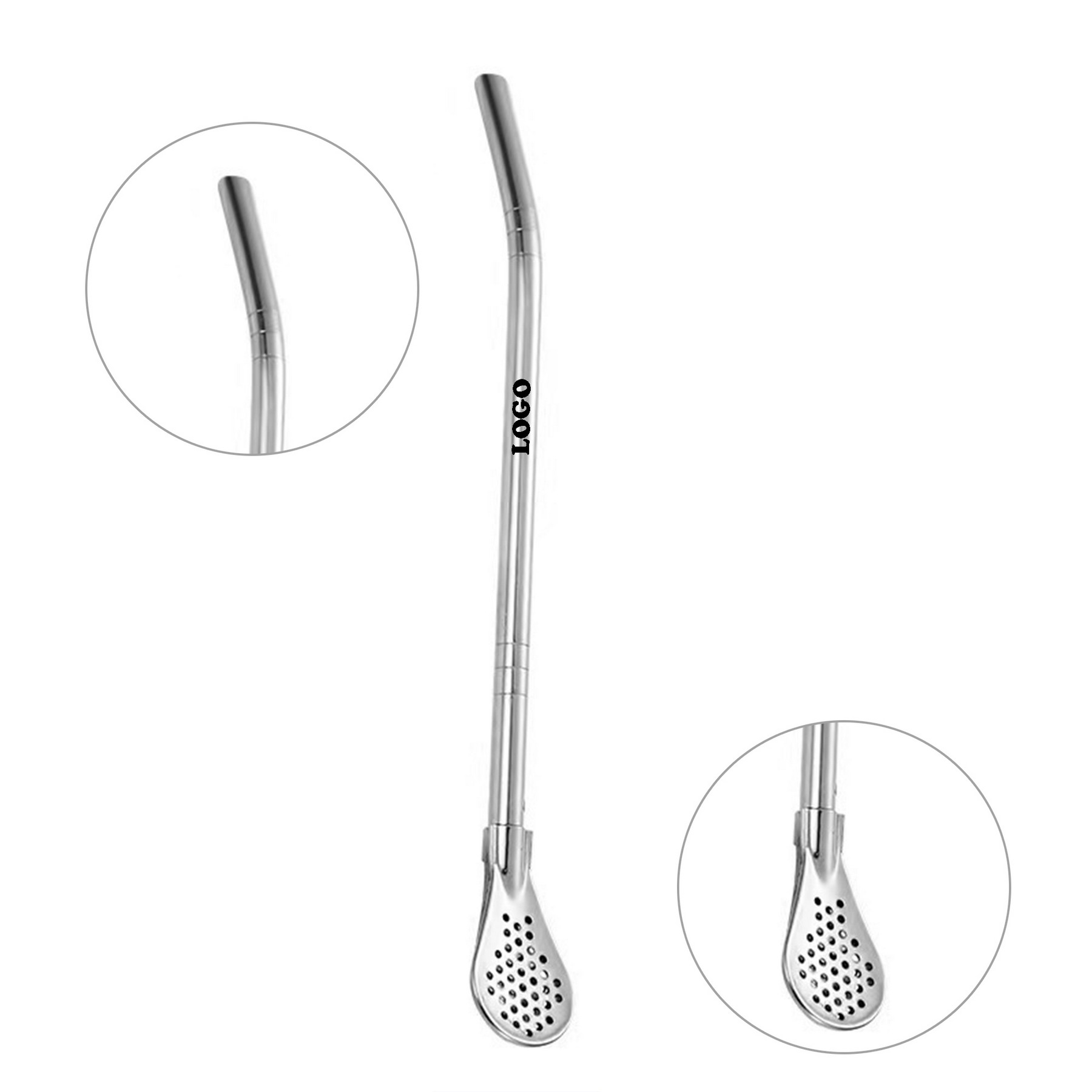 Spoon Straws 304 Stainless Steel With Filter Spoon