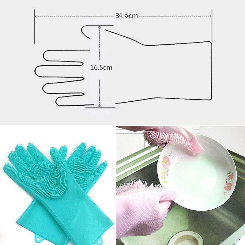 Silicone multifunctional gloves 2