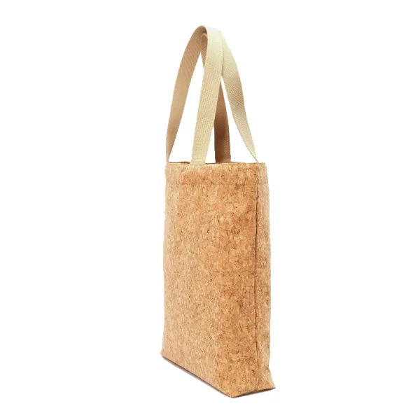 Cork Tote Bag With Cotton Web Rope, custom tote bag with logo imprint 3