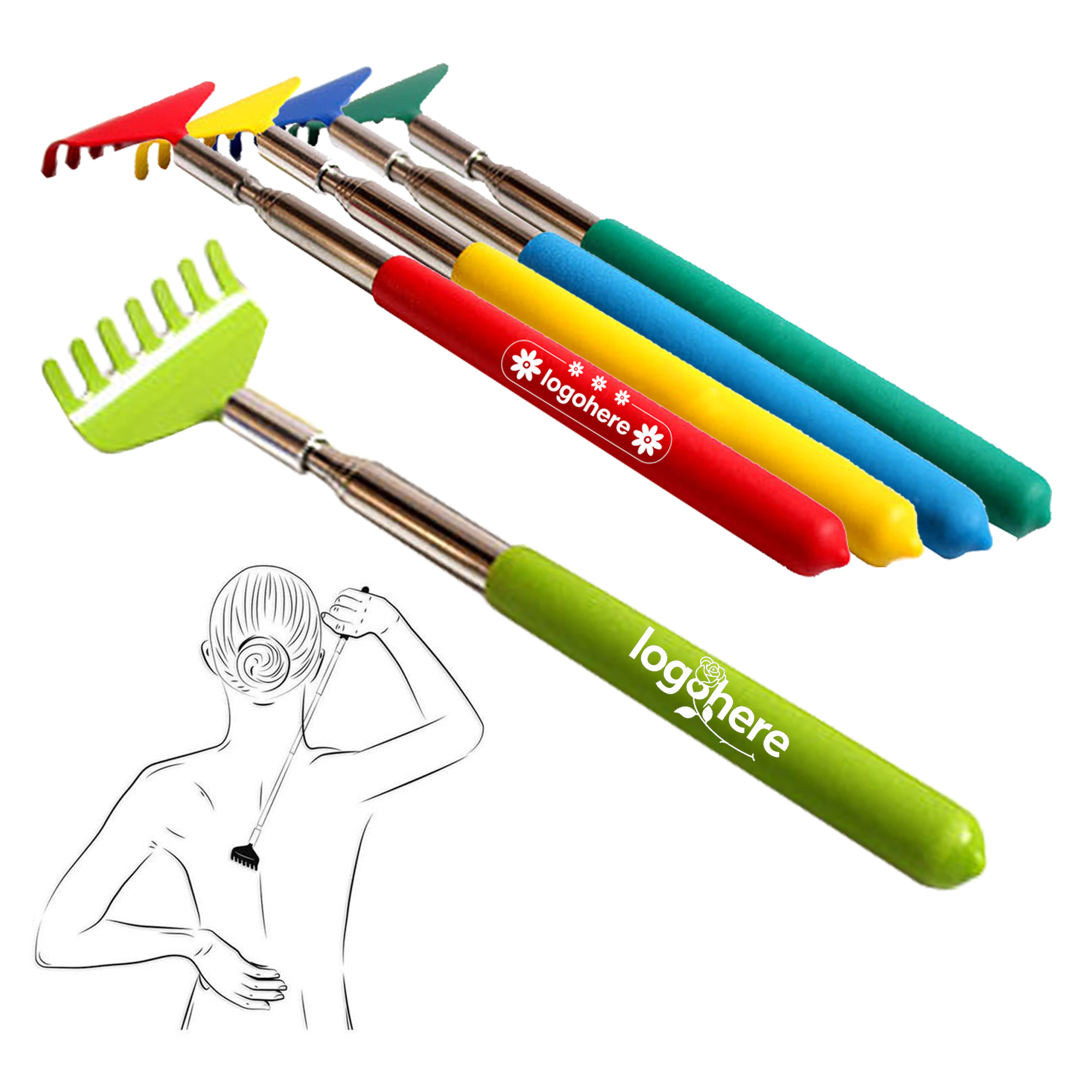 Retractable Metal Back Scratcher 5