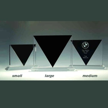 Black Victory Crystal Award- Medium 2