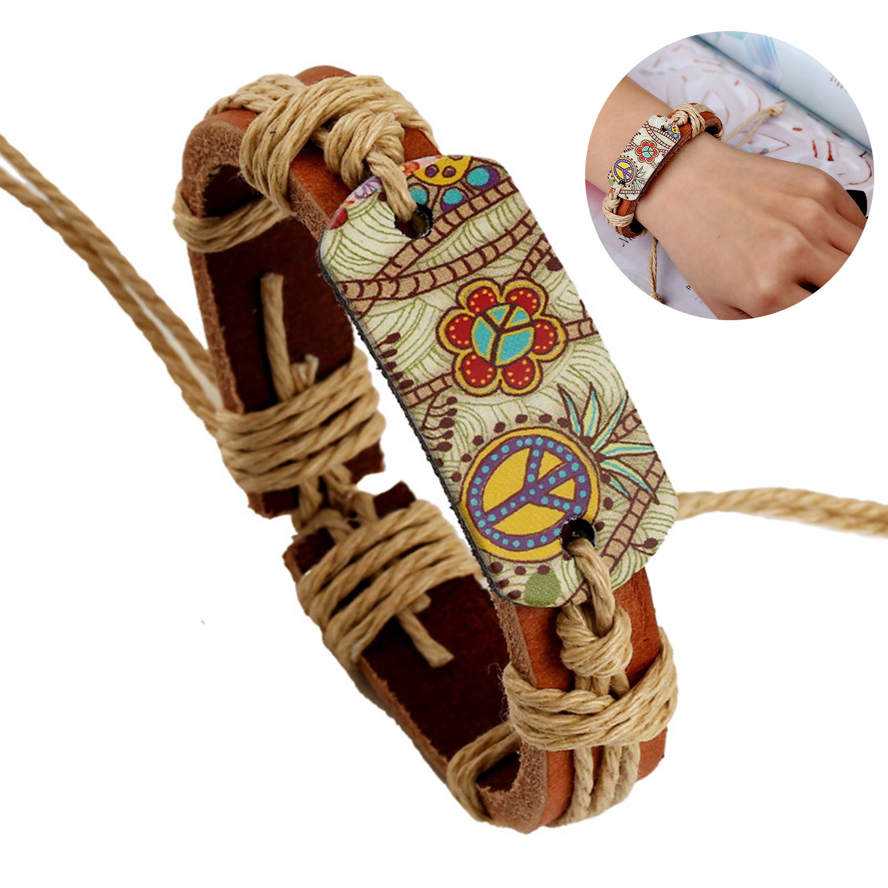 Jute Vintage-inspired woven bracelets 2