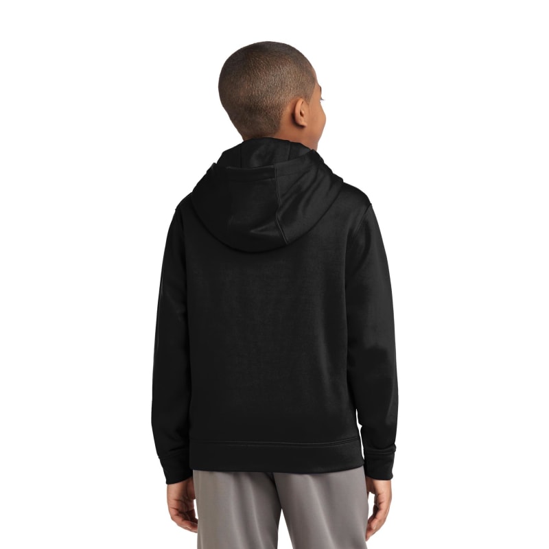 Sport-Tek Youth Sport-Wick Fleece Hooded Pullover. 18