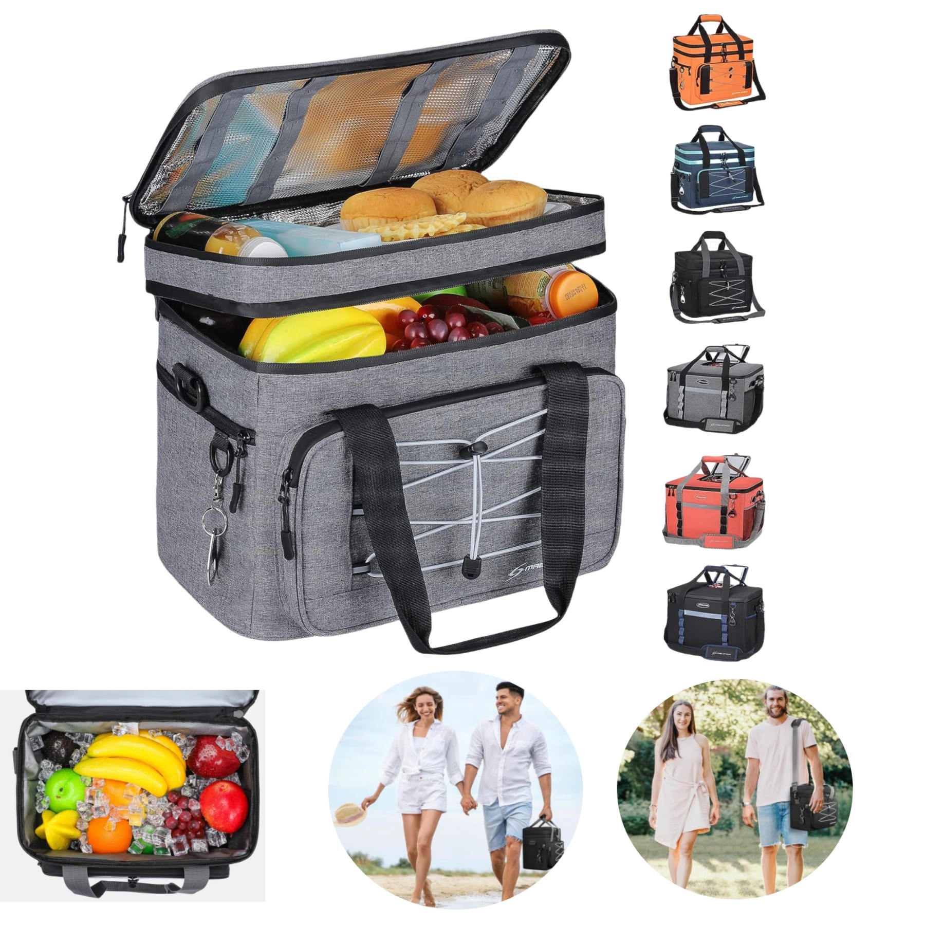 Collapsible Soft Sided Cooler Bag