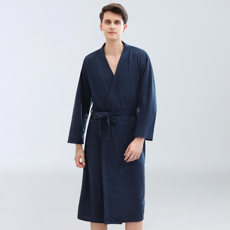 Women Men Waffle Bathrobes for Spring Summer 16