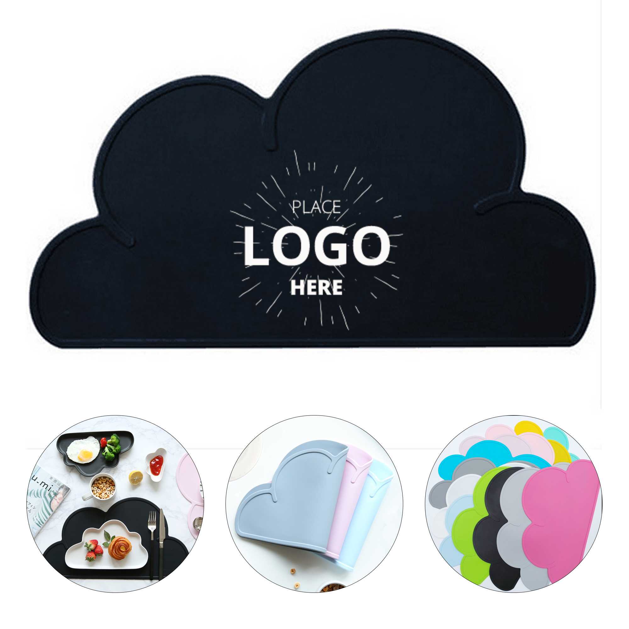 Cloud Shaped Silicone Placemat 2
