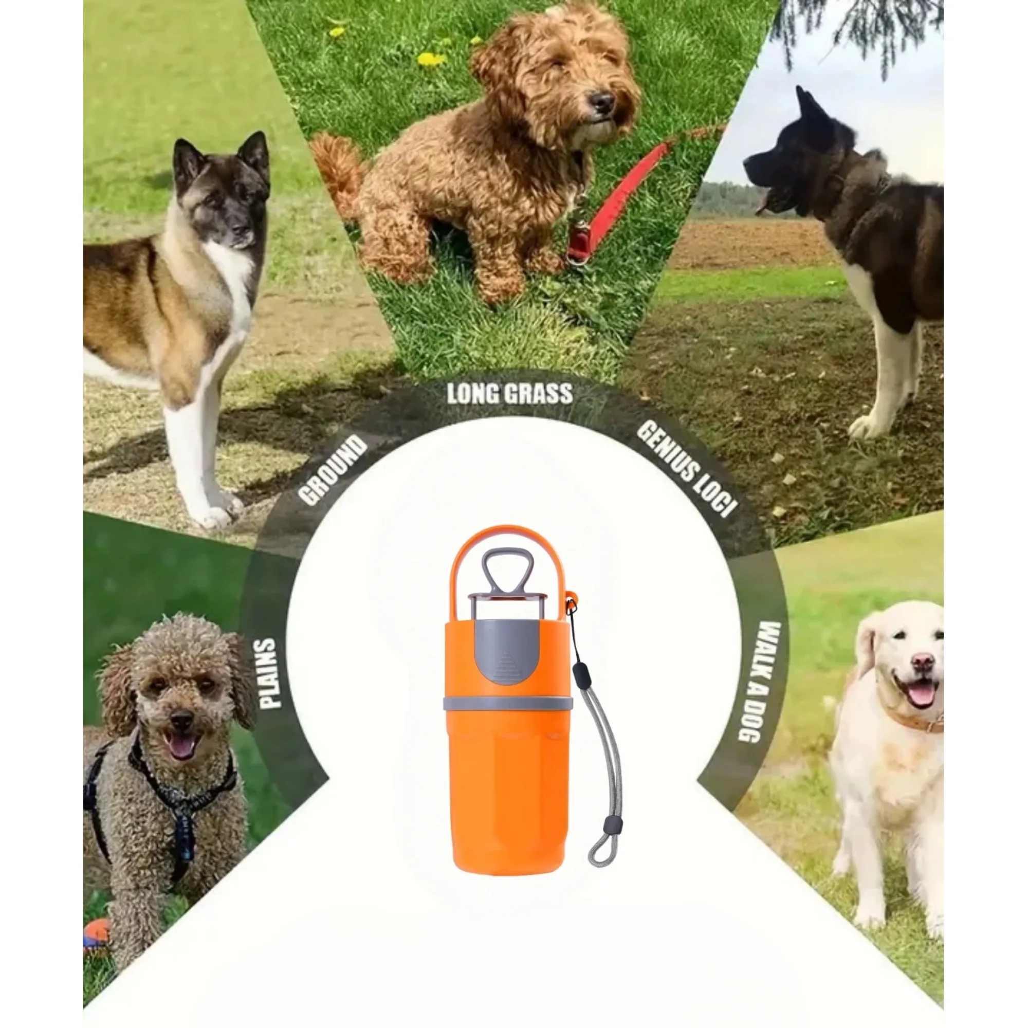 Portable Pet Pooper Scooper With Trash Bag 2