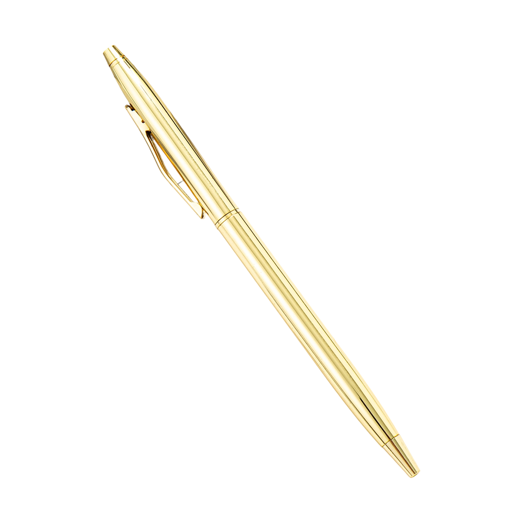 Metal Ballpoint Pen Twist Action Black Ink 5" Length 7