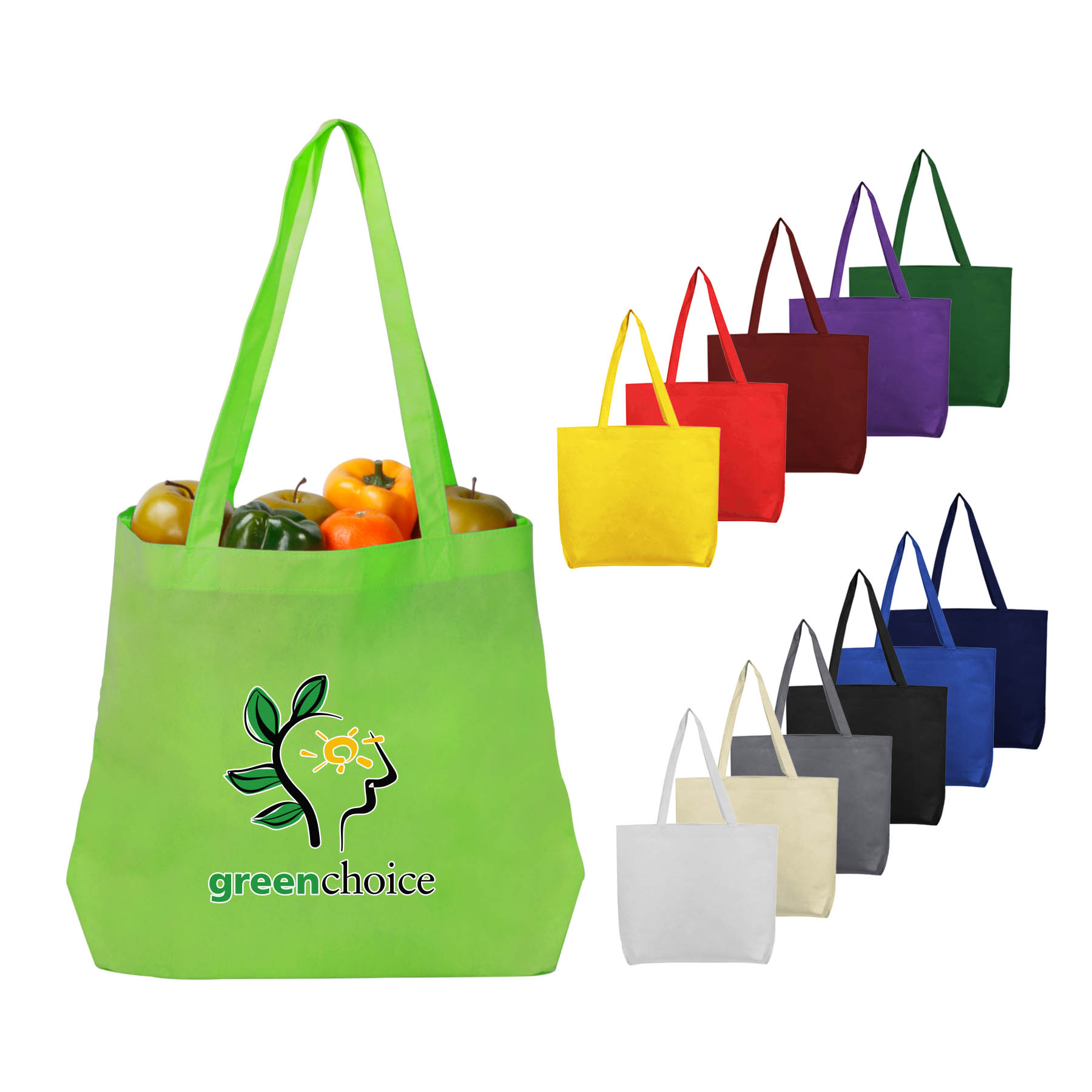 90+ GSM Non Woven Open Tote Bag 21