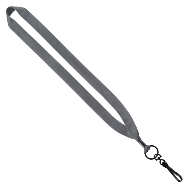 3/4" Polyester Lanyard with Metal Crimp & Swivel Snap Hook 17