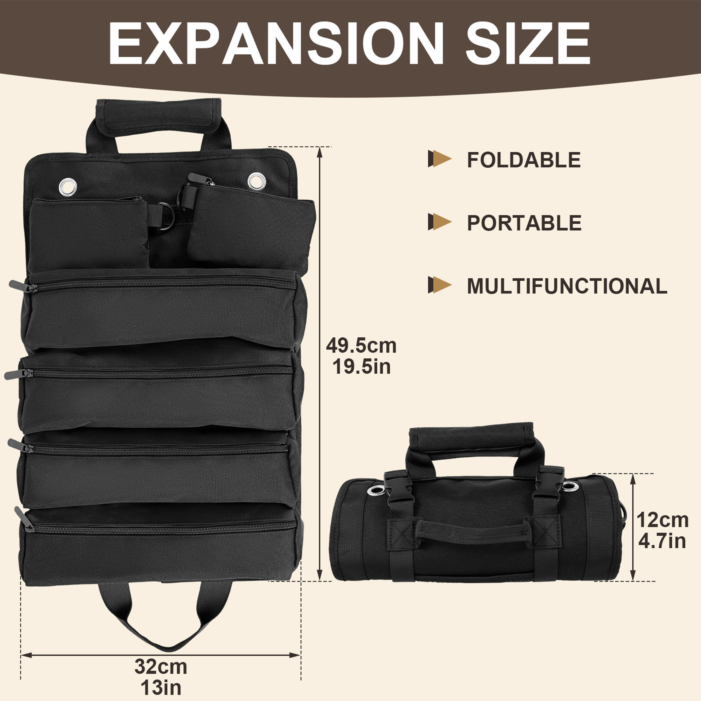 Oxford Car Mounted Roll Type Electrician Bag 2