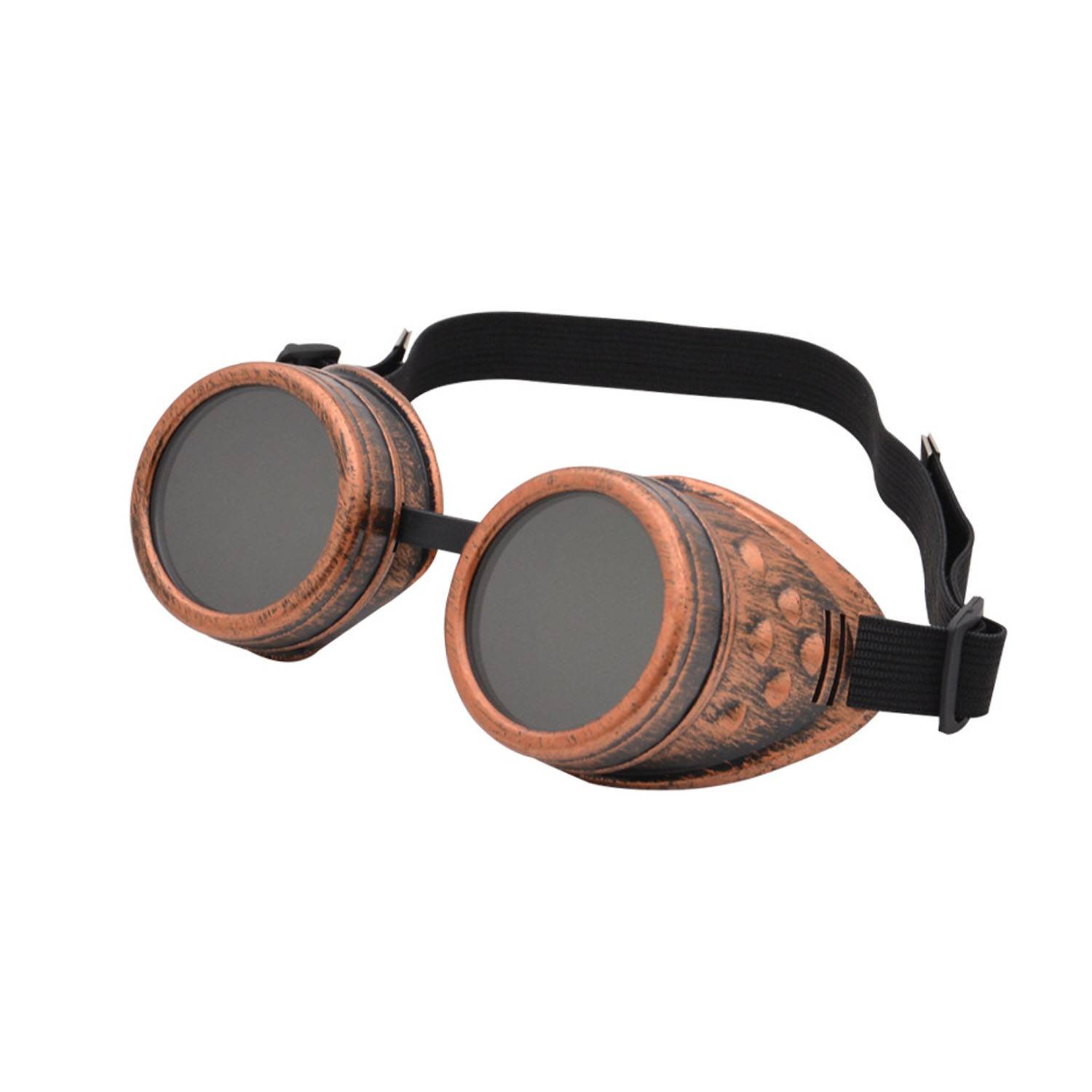 Adjustable Cosplay Fashion Vintage Steampunk Goggles 8