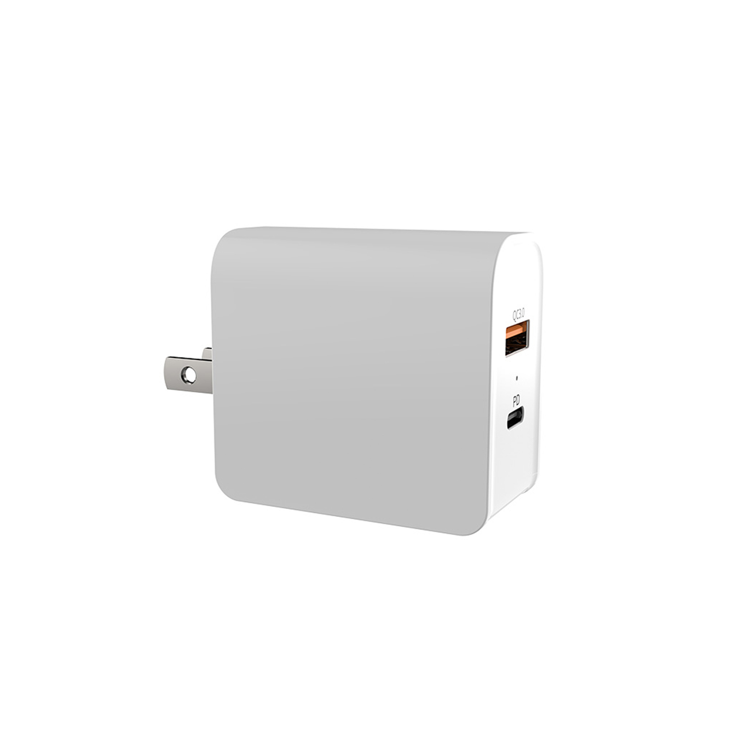 Dual Port Quick Charging Wall Charger - PD 30W + QC3.0 3