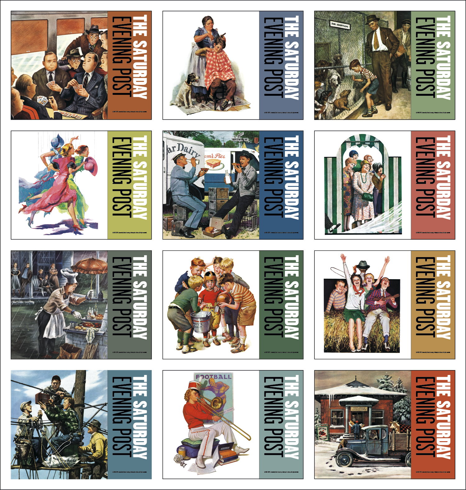 Good Value™ The Saturday Evening Post - Spiral Calendar 15