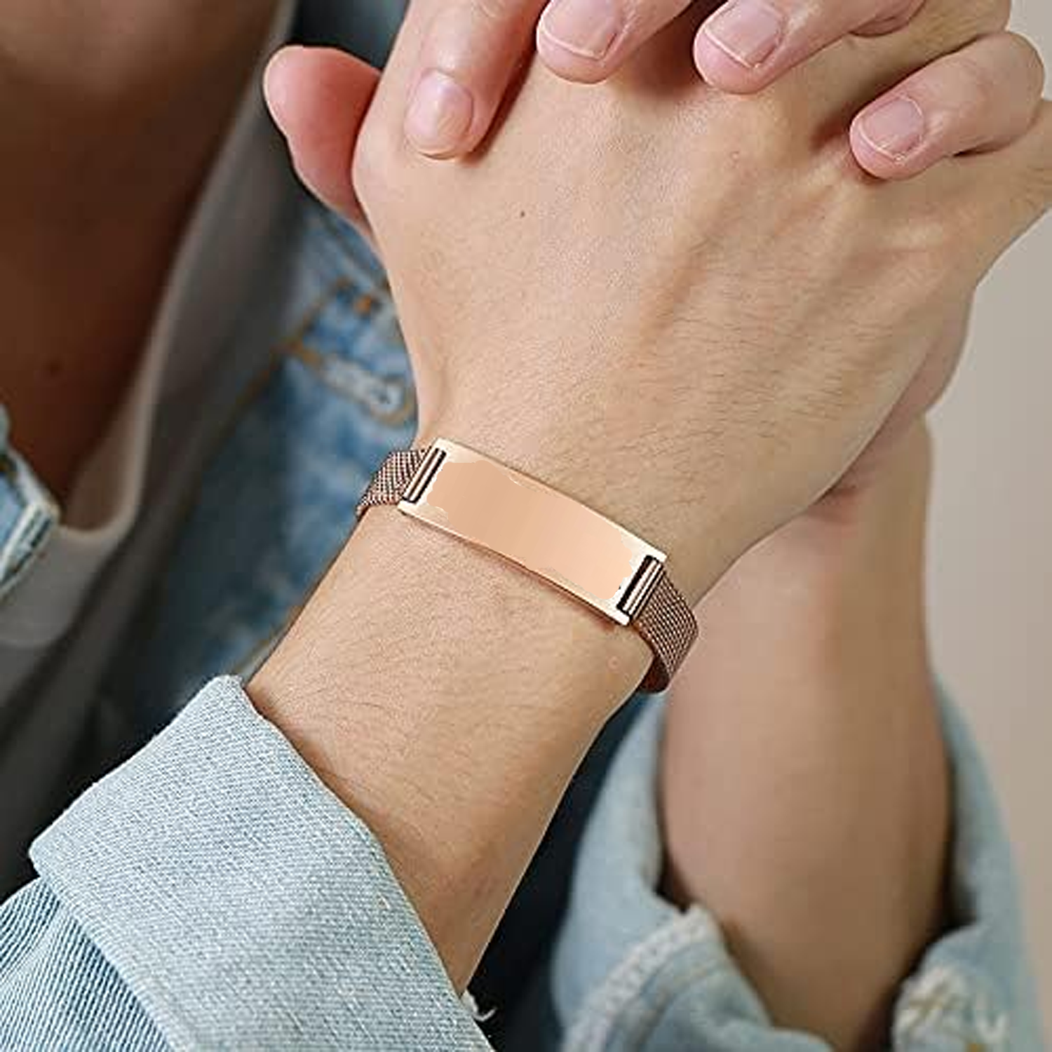 stainless steel DIY engraved bracelet 5