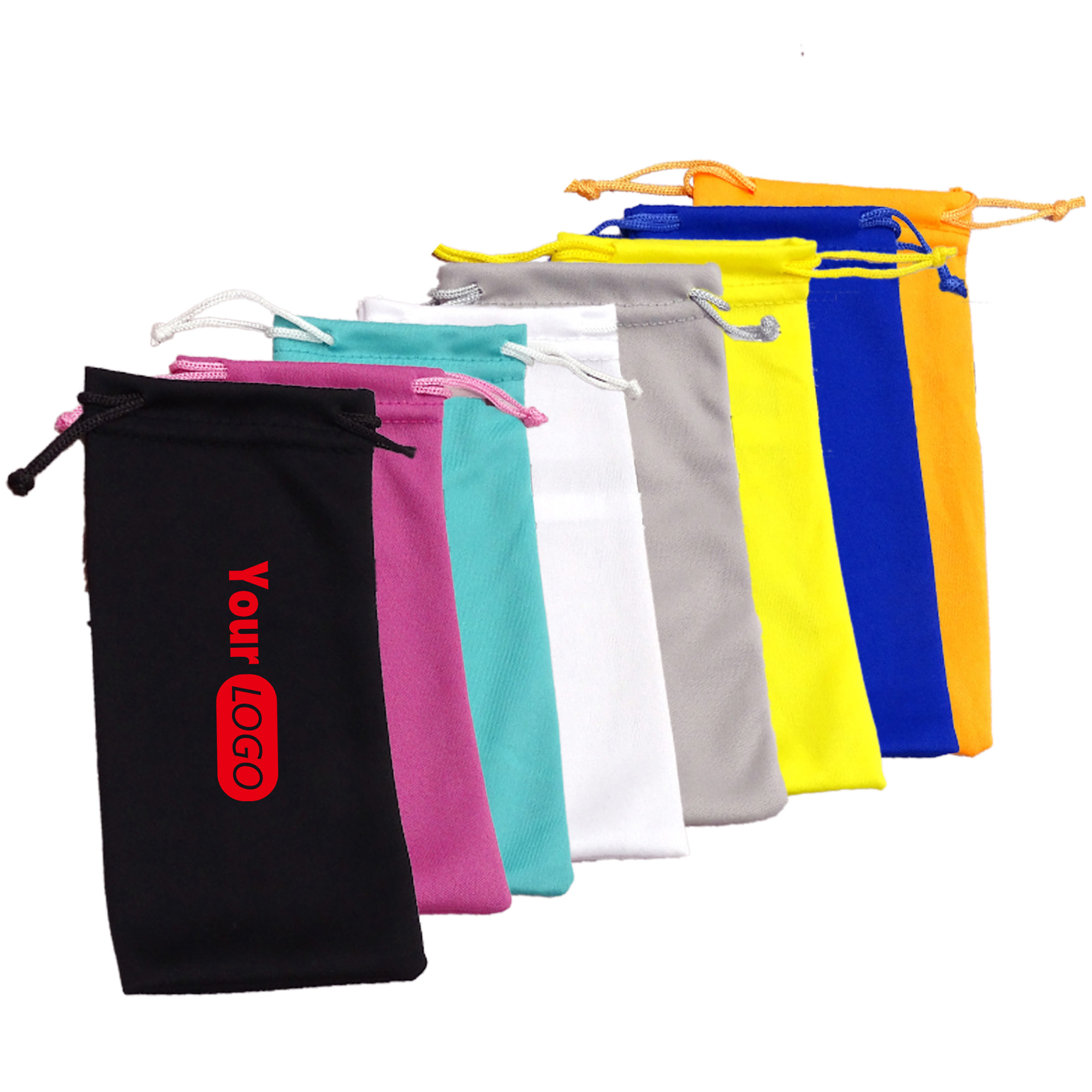 Microfiber Eyeglass Pouch with Drawstring Closure Ultra-Soft 2