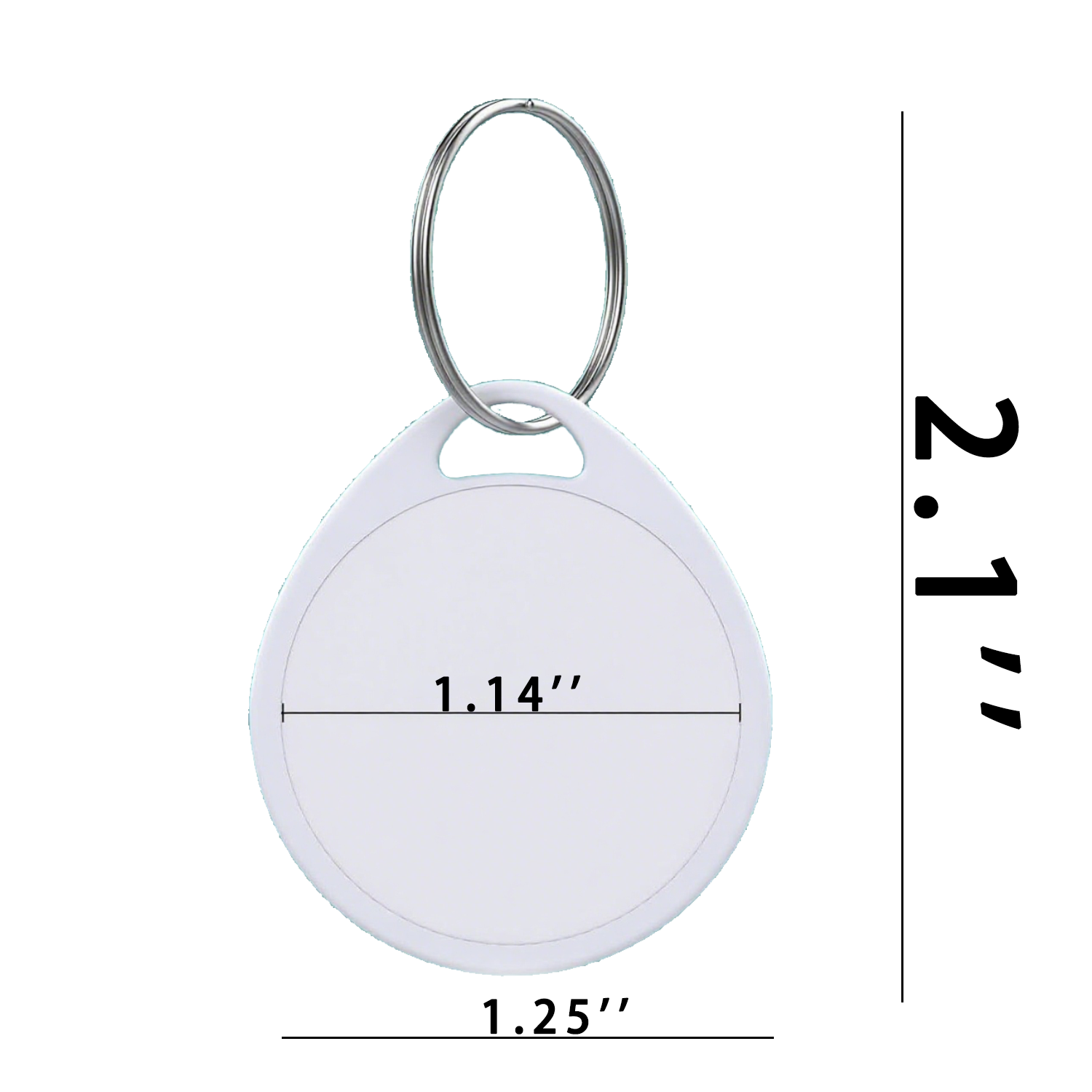 Plastic Round Key Tag 5