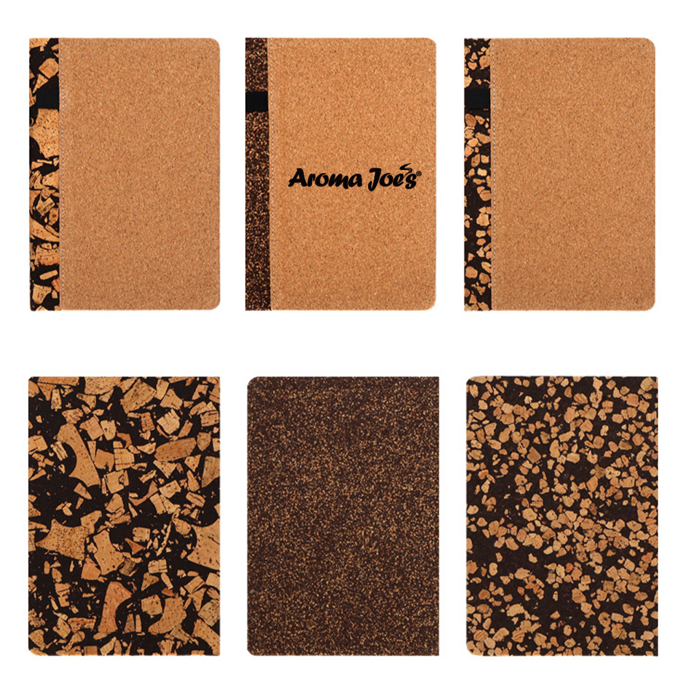 Cork Coffee Grounds Notebook 3
