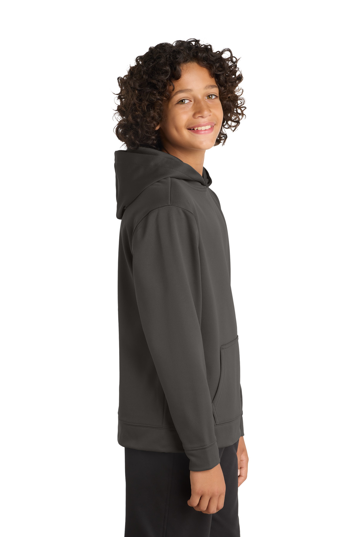 Sport-Tek Youth Sport-Wick Fleece Hooded Pullover. YST244 32