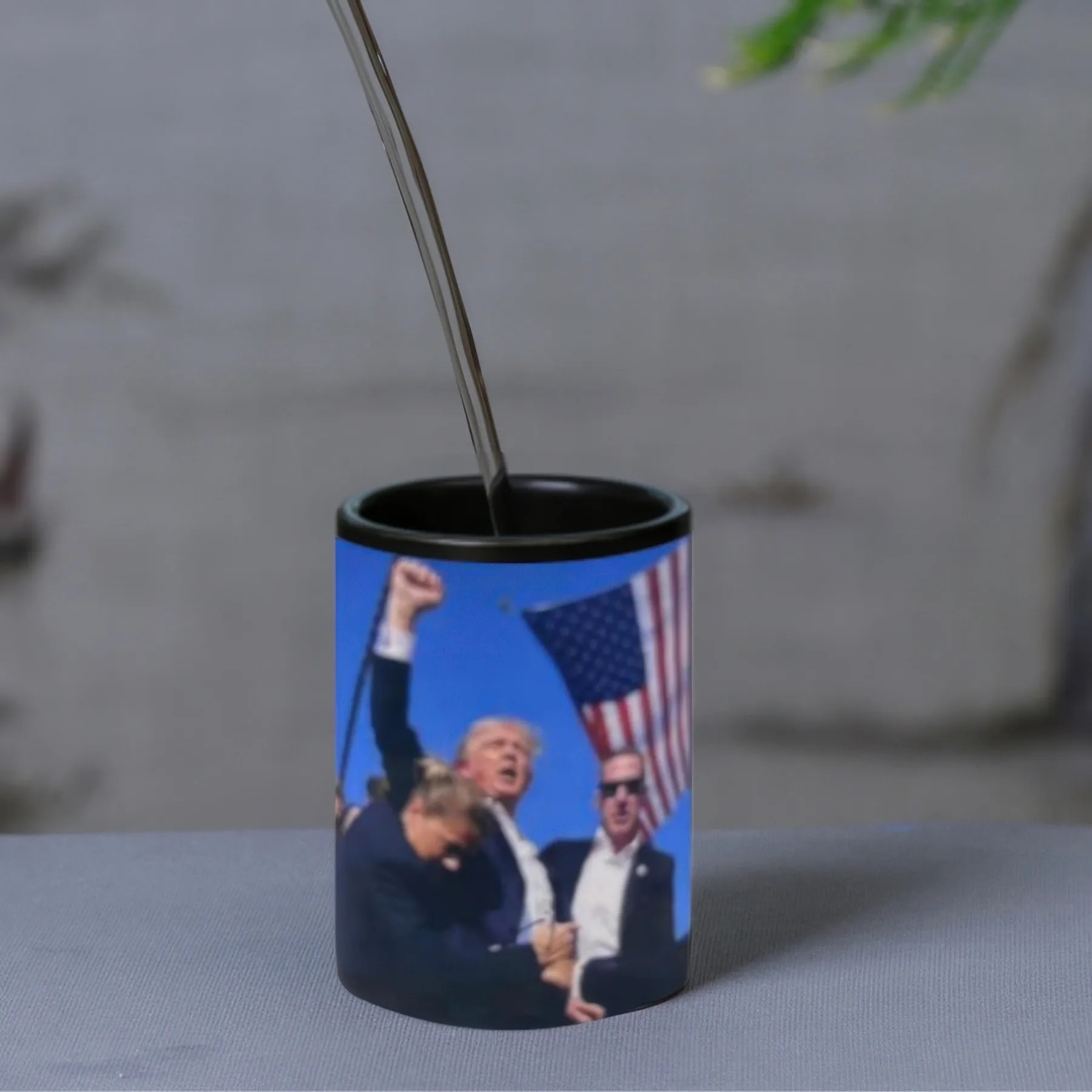 Simple Trump Speech Straight Ceramic Mug 2