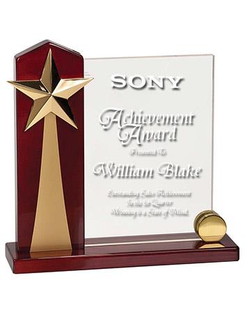 Acrylics: 9x8.5" Rising Star Acrylic w/rosewood P 2