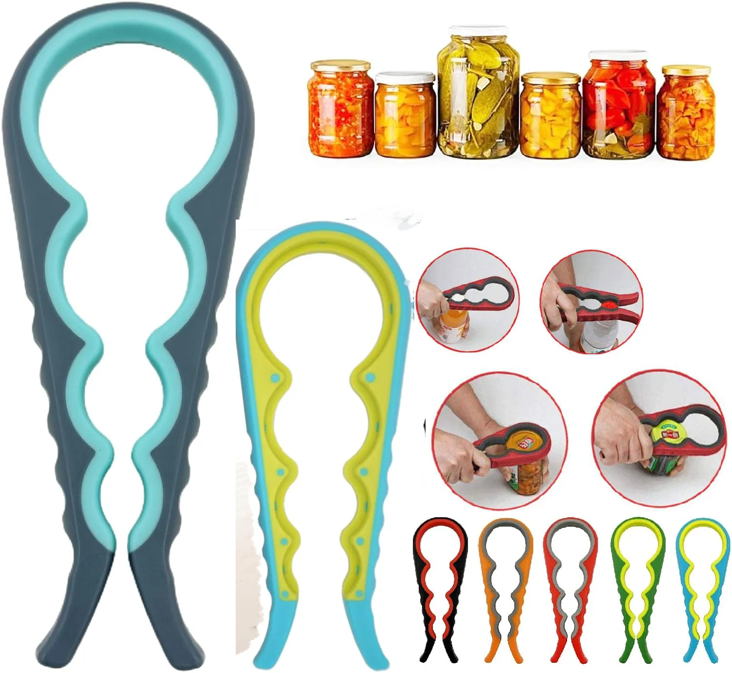 4 In 1 Handy Screw Cap Jar Opener 7
