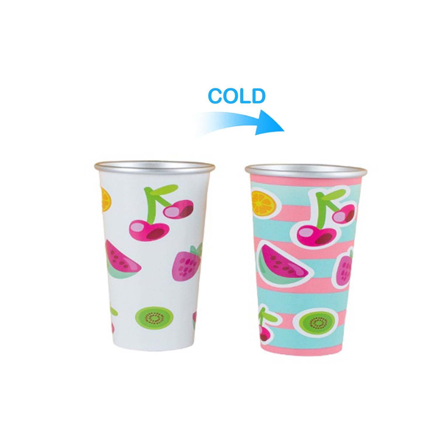 15oz Color-Changing Aluminum Cup – Roll Edge & Outdoor Use 1