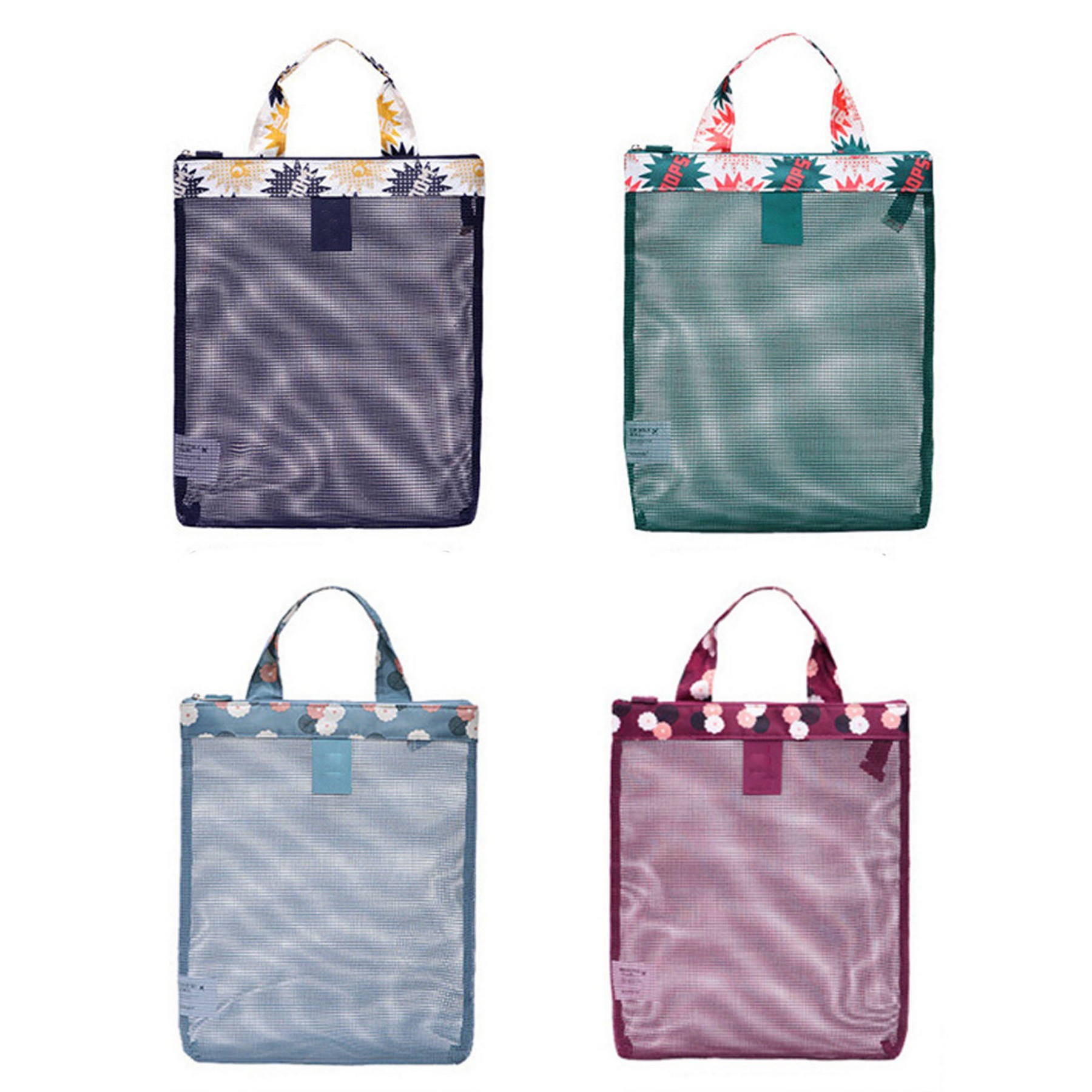 Foldable Women's Beach Mesh Shoulder Bag 4