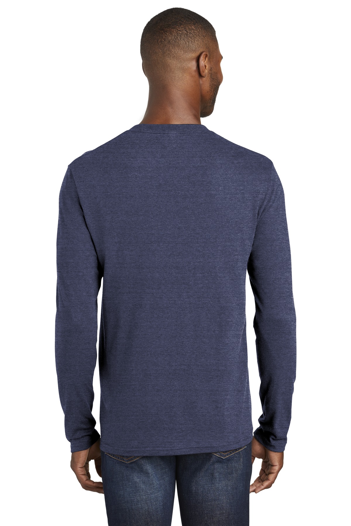Port & Co Long Sleeve Fan Favorite Blend Tee. PC455LS 31