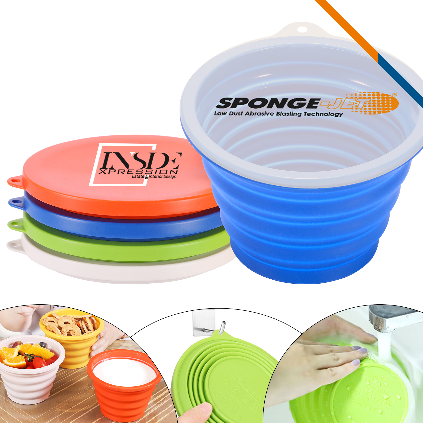 RollBite Collapsible Silicone Lunch Box 4