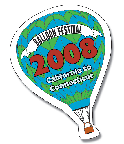 Magnet - Hot-Air Balloon Shape (2.63x3.5) - 20 Mil. 3