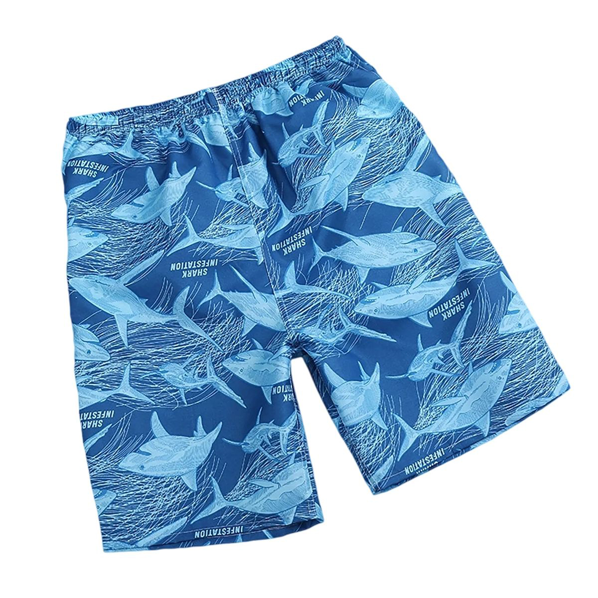 Polyester Beach Shorts with Adjustable Drawstring Waist 31