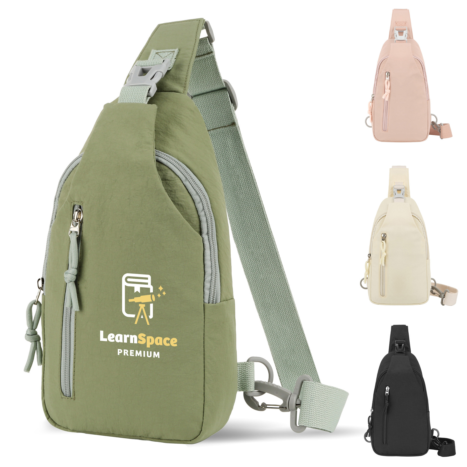 Waterproof Nylon Crossbody Sling Bag 4