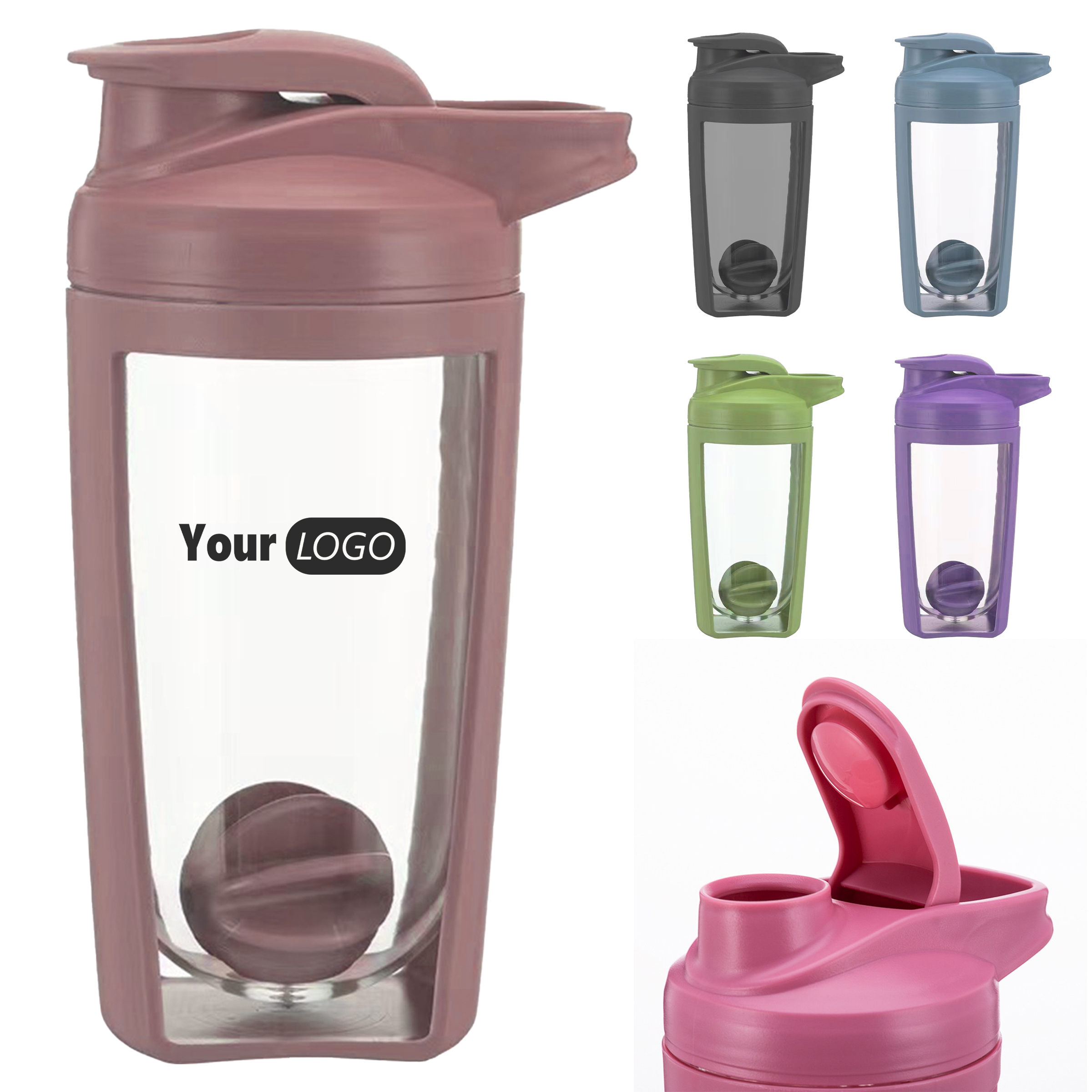 Polypropylene Customizable Fitness Shake Cup 2