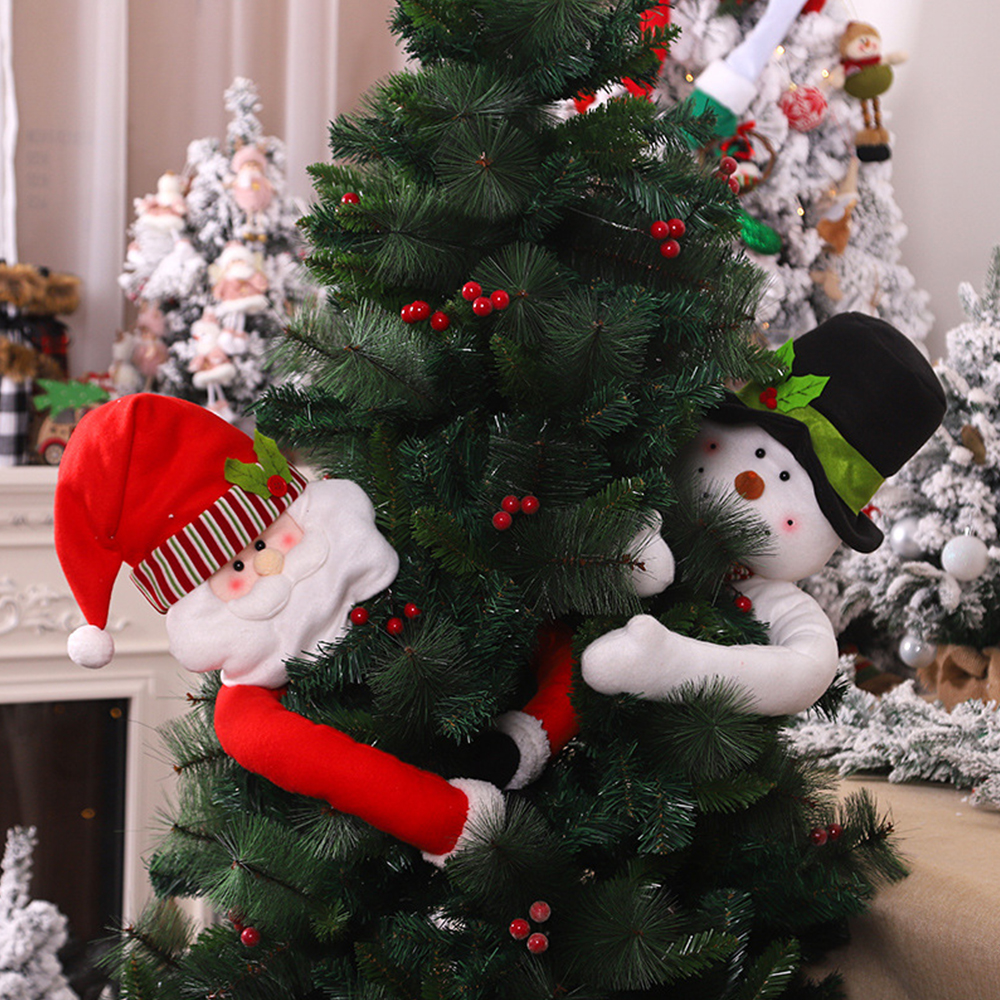 Christmas Tree Santa Claus Decorative Doll 3