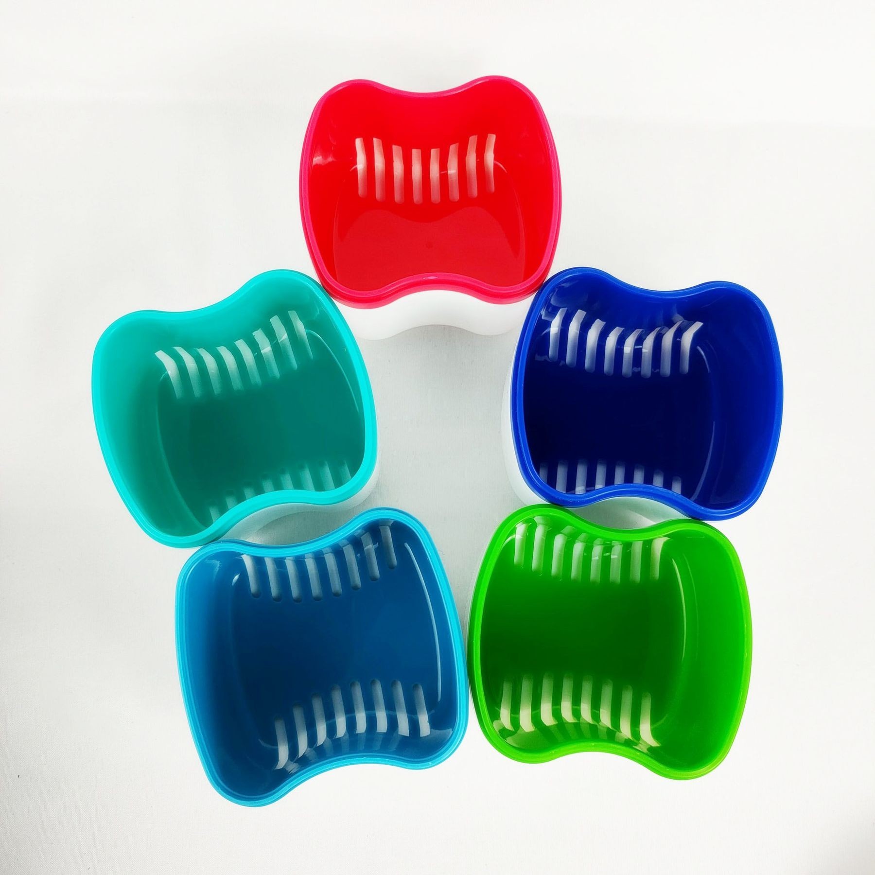 Denture Bath Case With Basket Retainer Soaking Box 9
