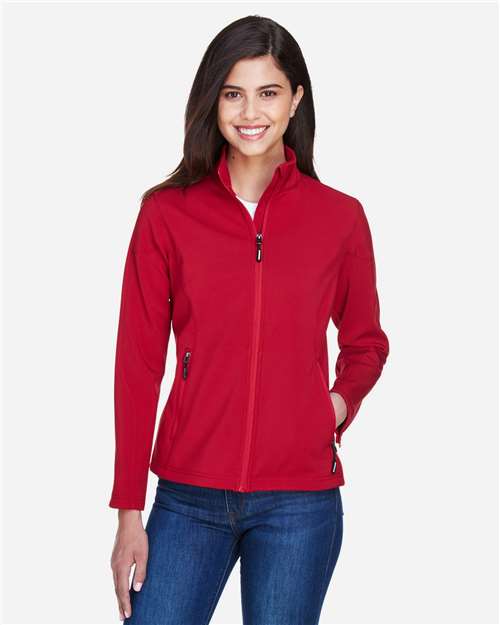 Women's Cruise Two-Layer Fleece Bonded Soft Shell Jacket - 78184 9