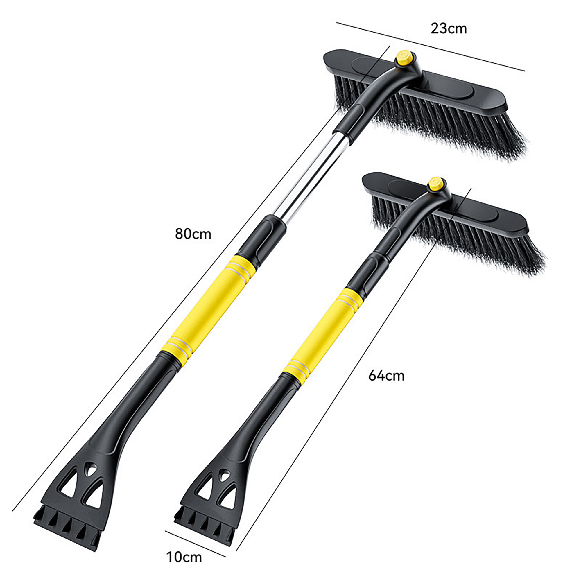 Telescopic Snow Brush and Ice Scraper for Cars 2