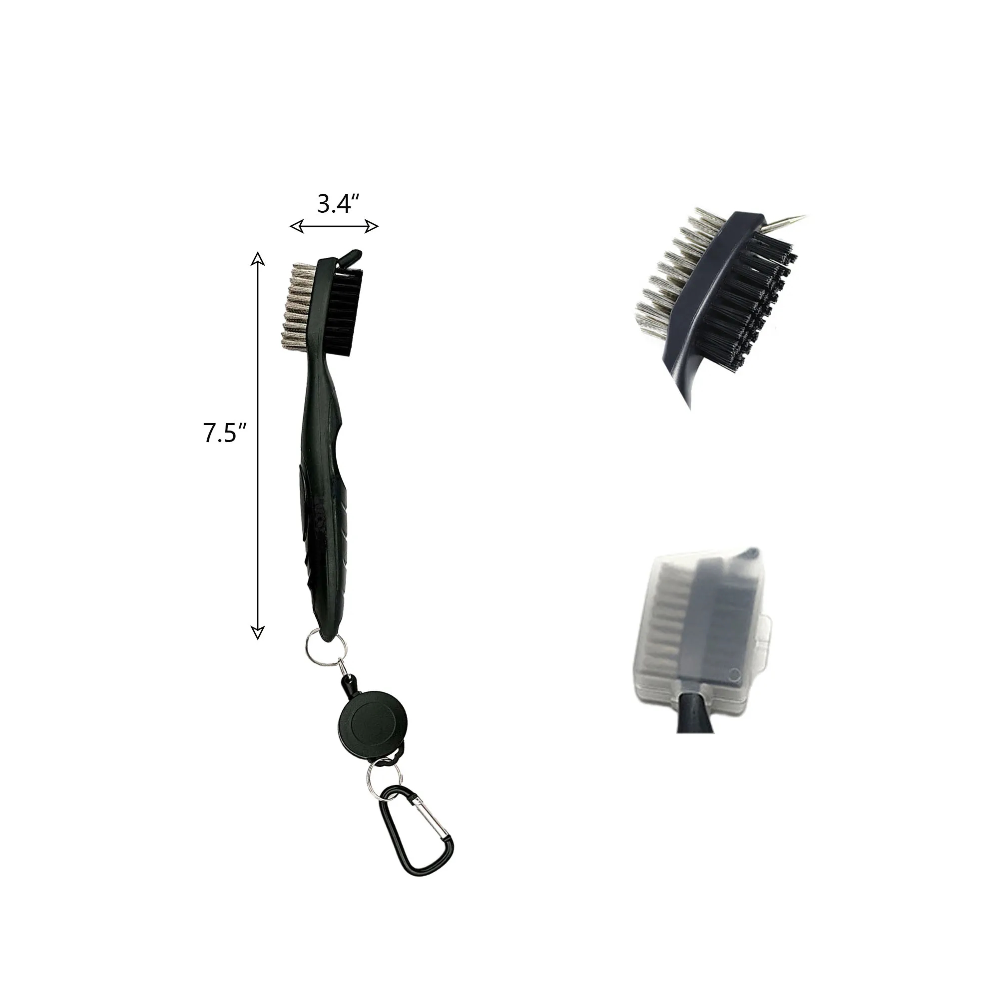 MOQ 100 pcs Golf Club Double Face Brush 3