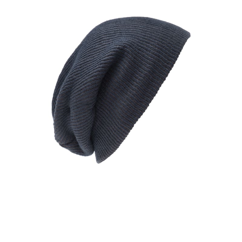 Port Authority Rib Knit Slouch Beanie. 2