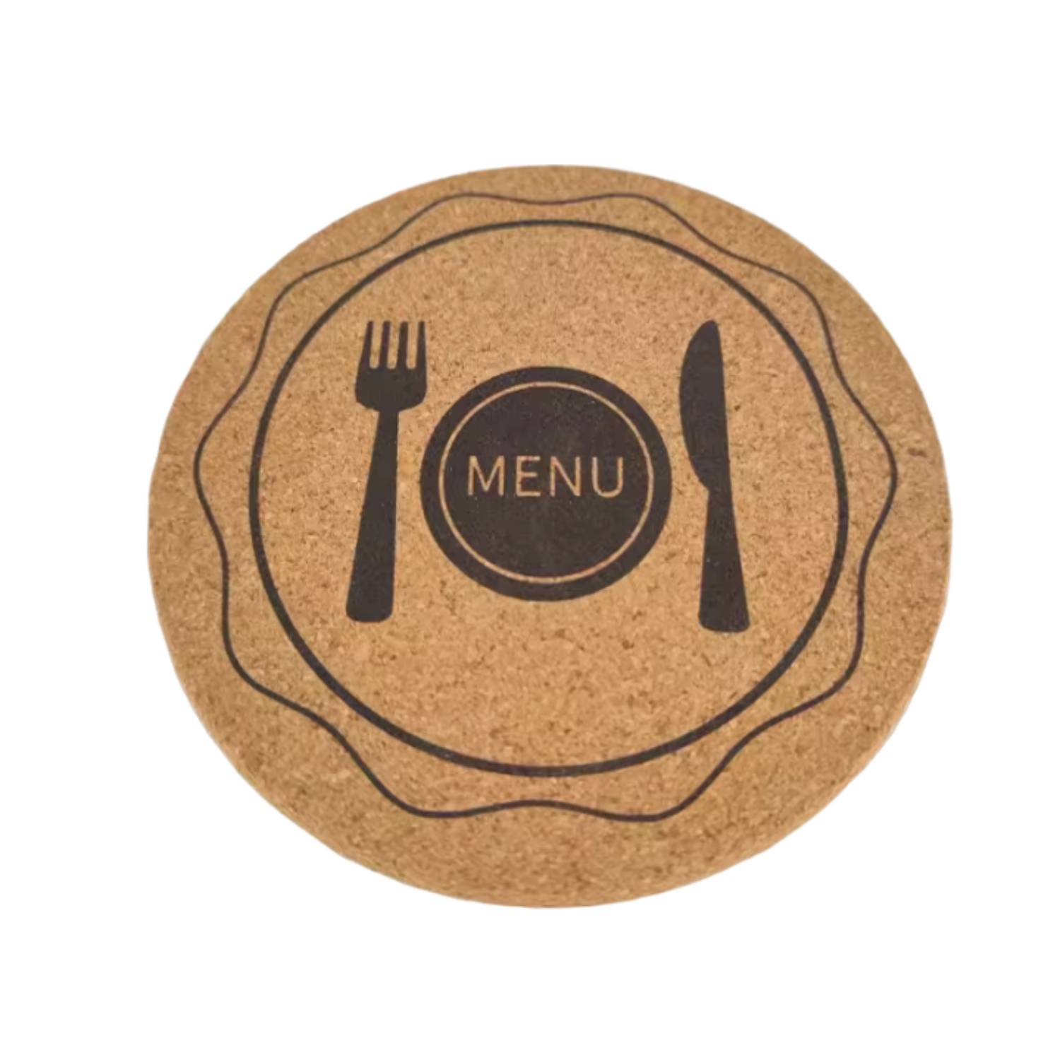 Eco-friendly Round Cork Wood Coaster 2