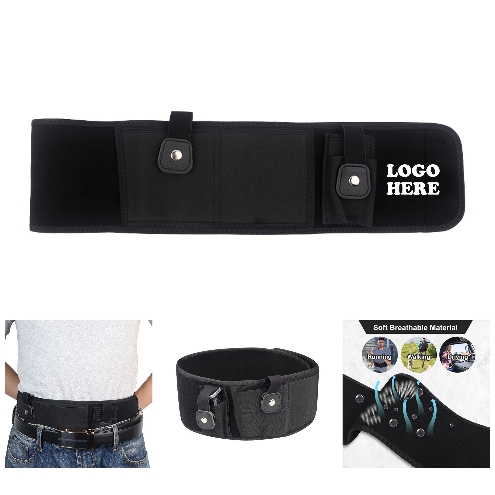MOQ 10 pcs Concealed Carry Belly Band 2