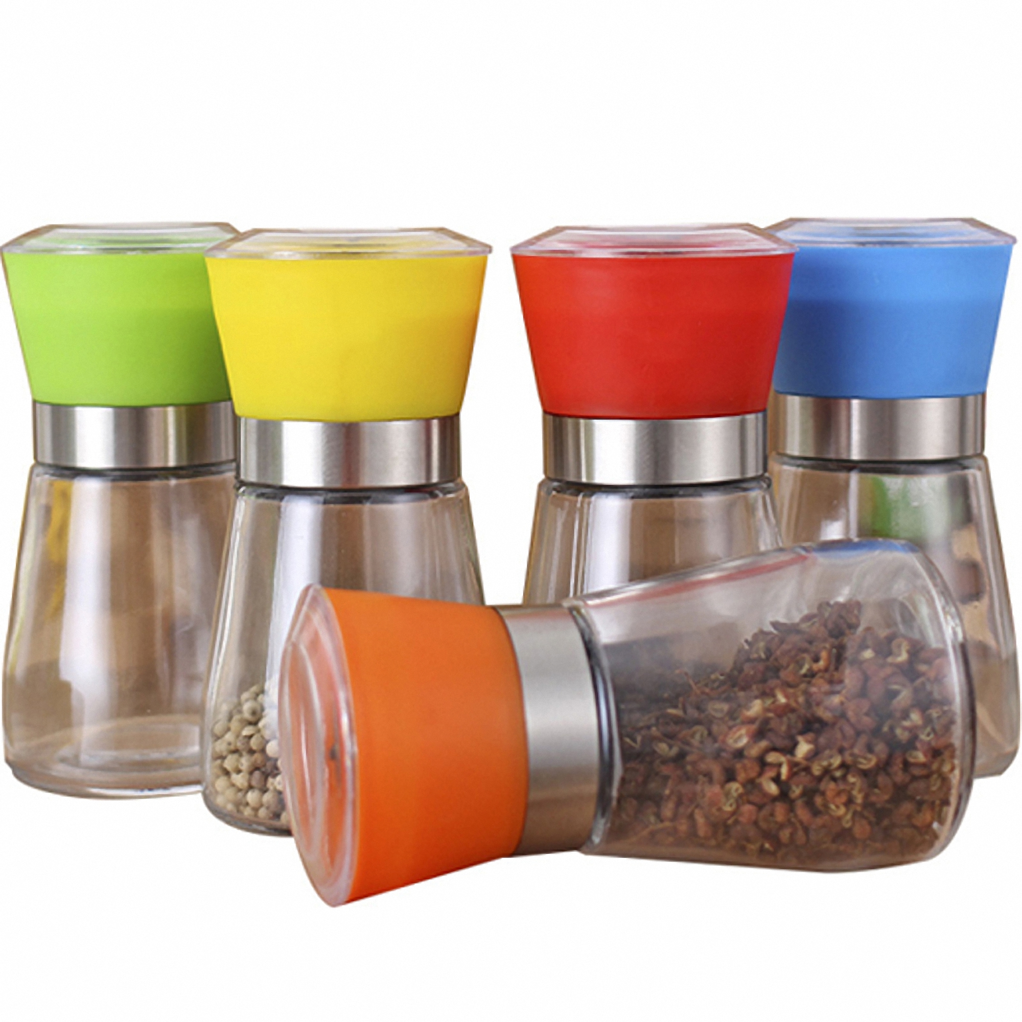 Salt and Pepper Shakers with Adjustable Coarseness 3