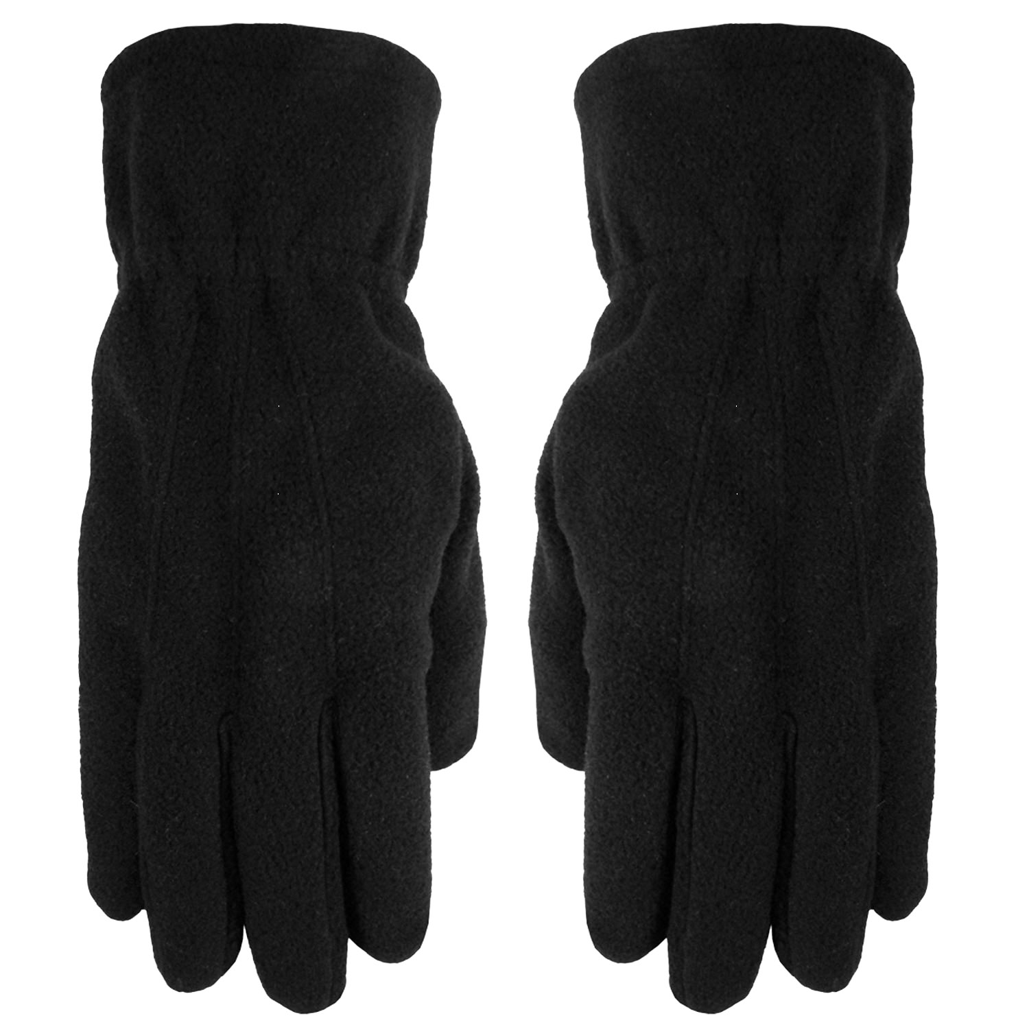 Fleece Text Gloves