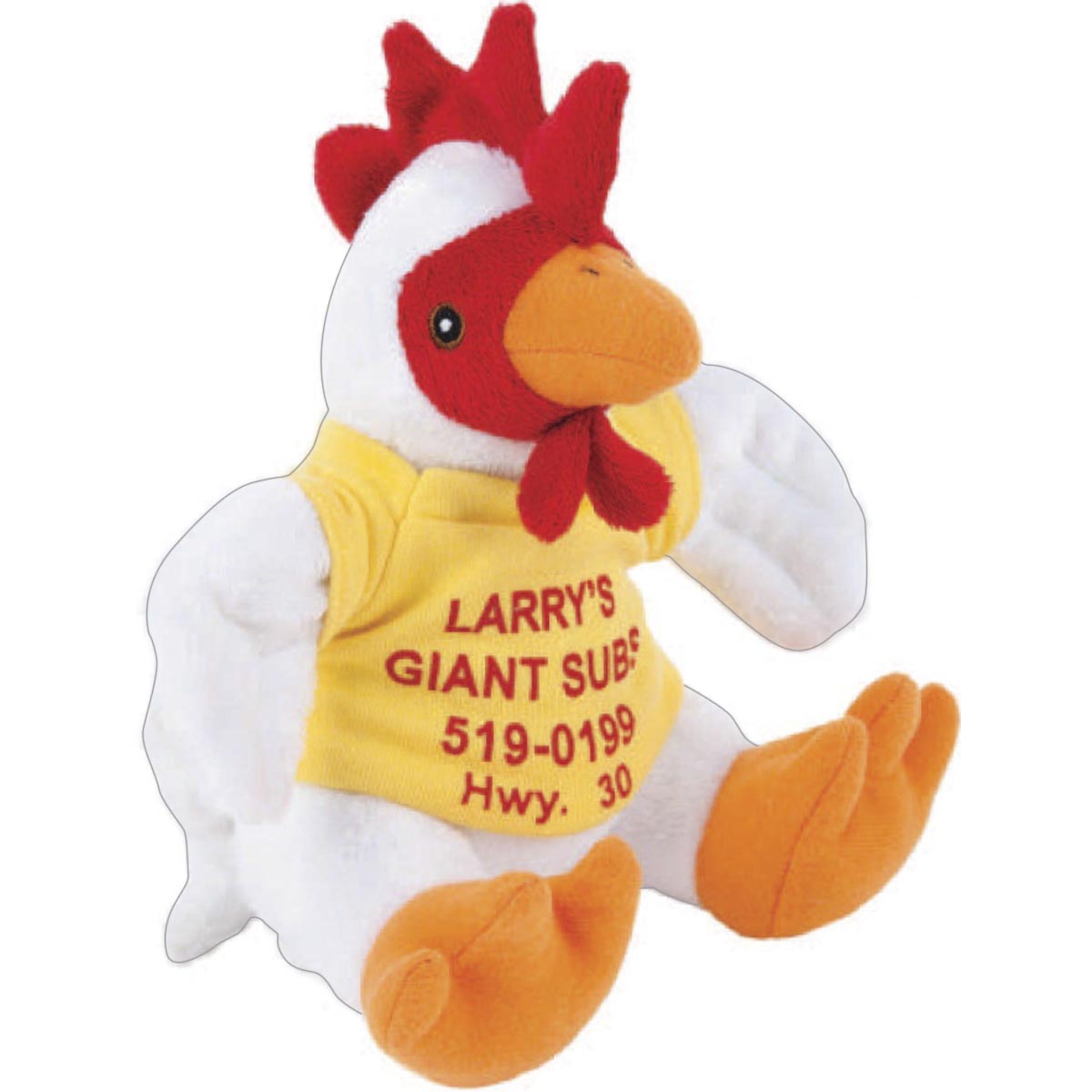 Super Soft Stuffed Animal, 8" - Chicken 3