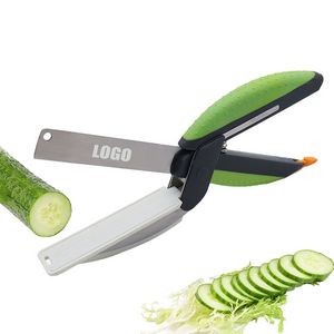2 In 1 Smart Scissors Cutter With Detachable Cutting Board 6