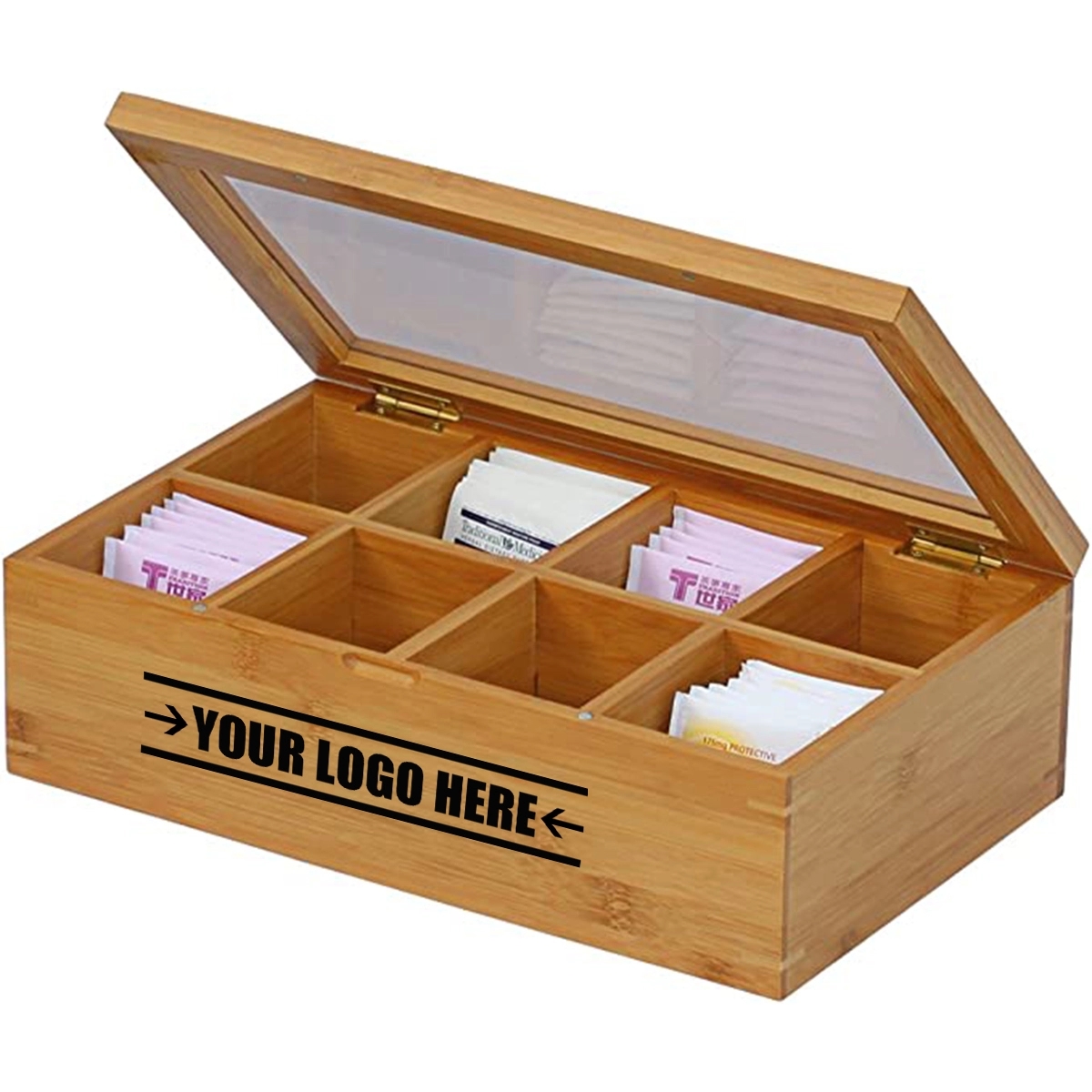 Natural Wooden Tea Box 2