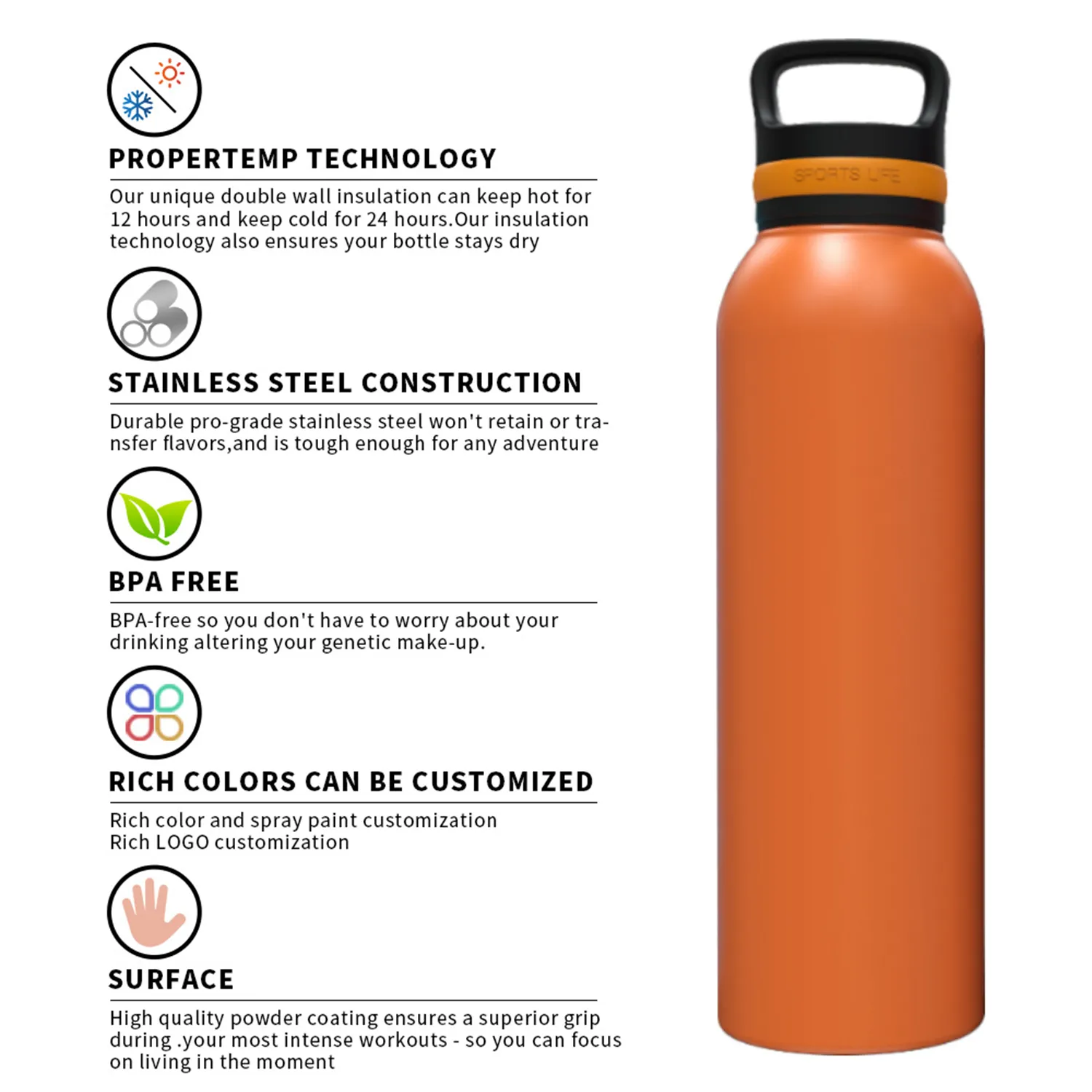 29Oz. Standard Mouth Bottle 5
