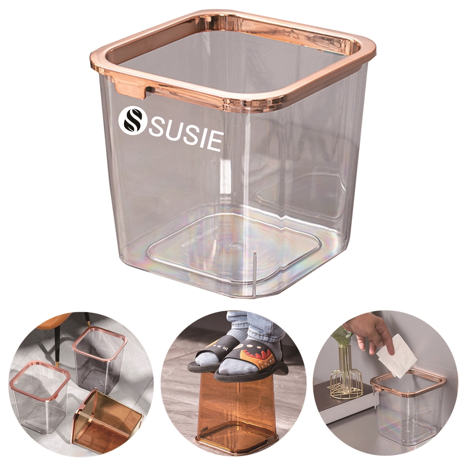 Mini Desk Trash Can 2