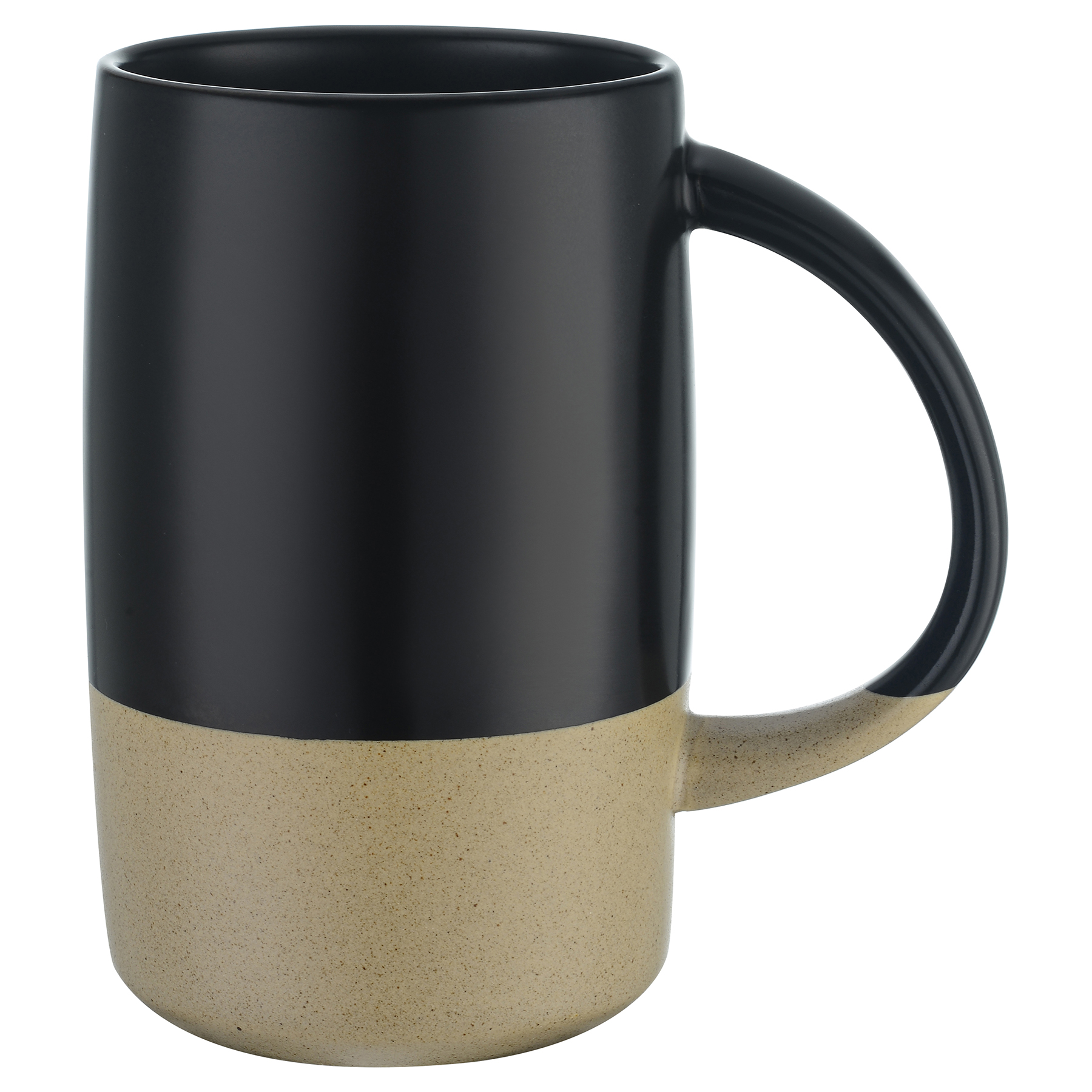 Imari 17oz Two-Tone Ceramic Mug with Smooth Finish and Sandstone Base 11